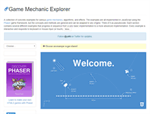 Tablet Screenshot of gamemechanicexplorer.com